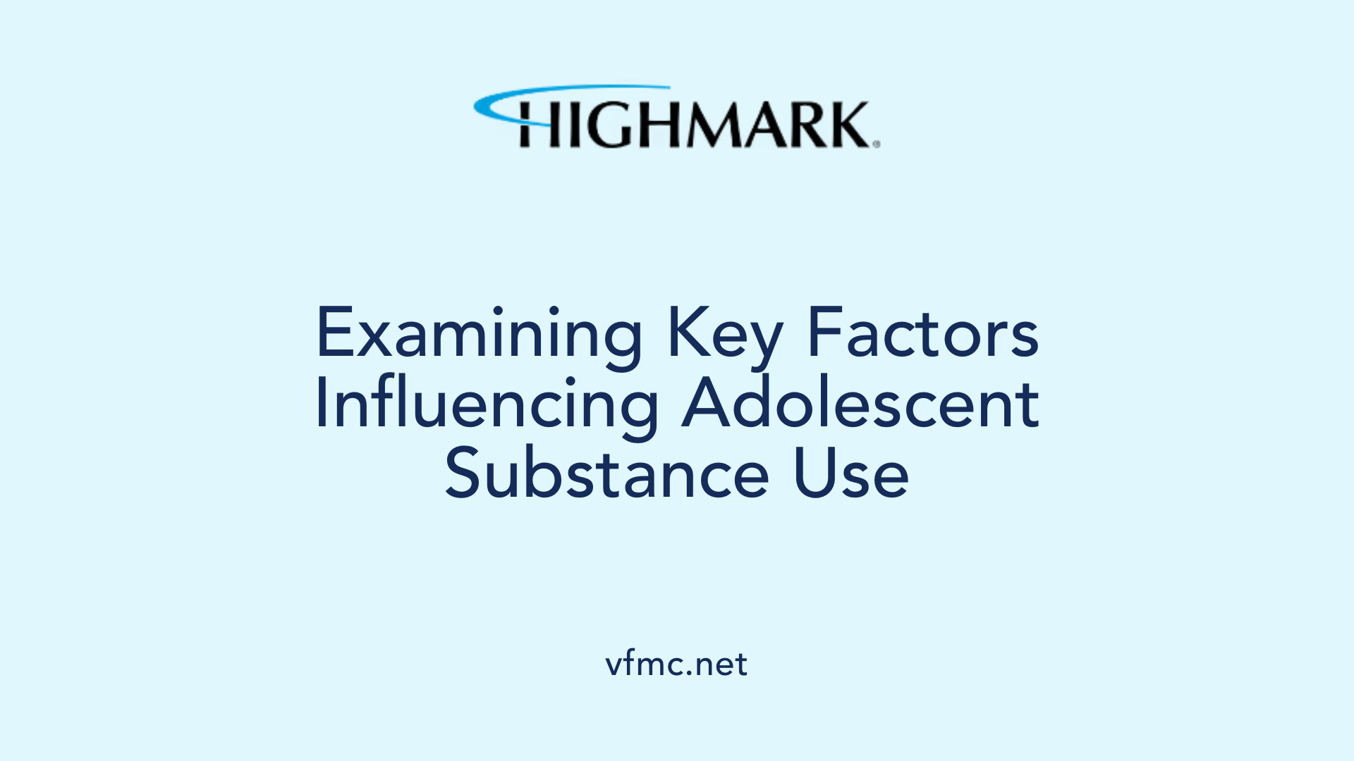 Examining Key Factors Influencing Adolescent Substance Use