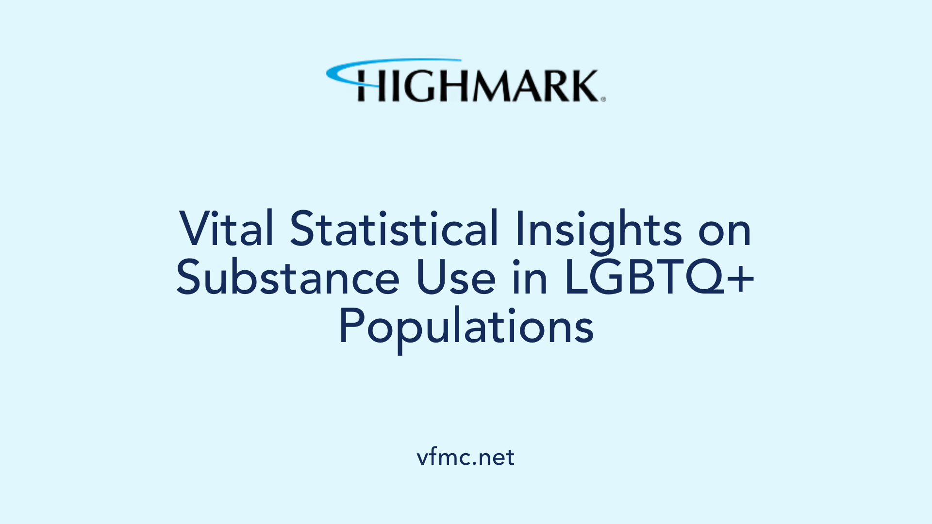 Vital Statistical Insights on Substance Use in LGBTQ+ Populations