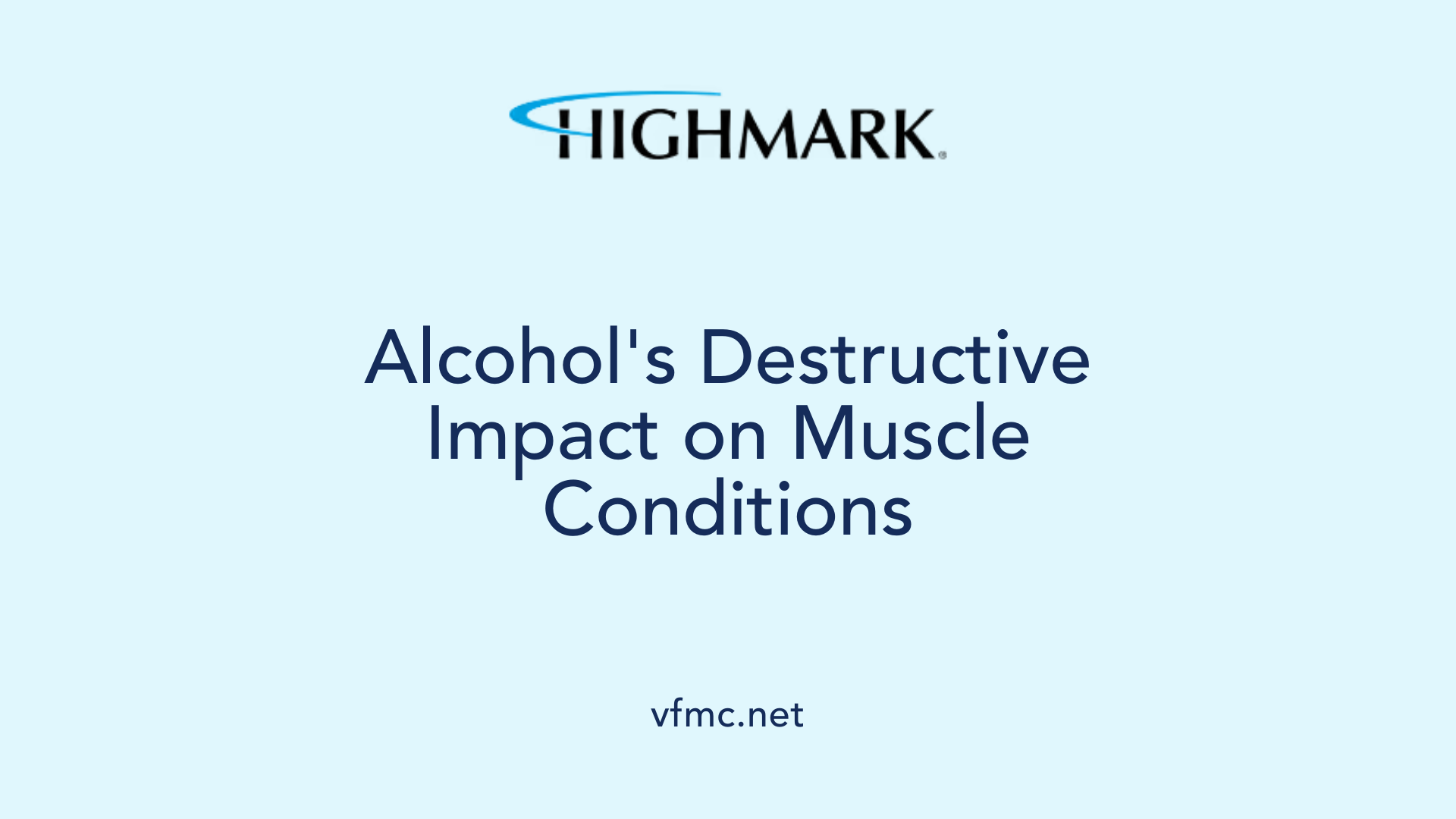 Alcohol's Destructive Impact on Muscle Conditions