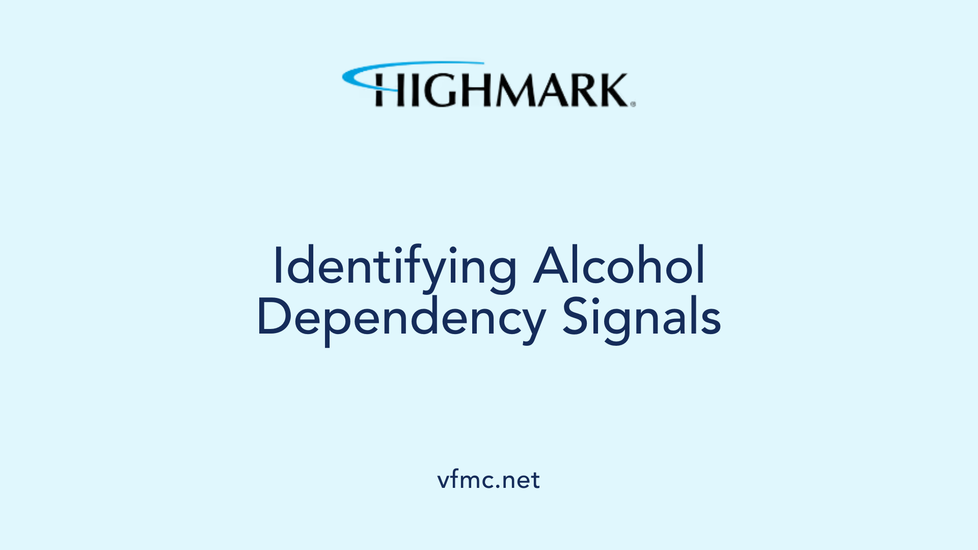 Identifying Alcohol Dependency Signals