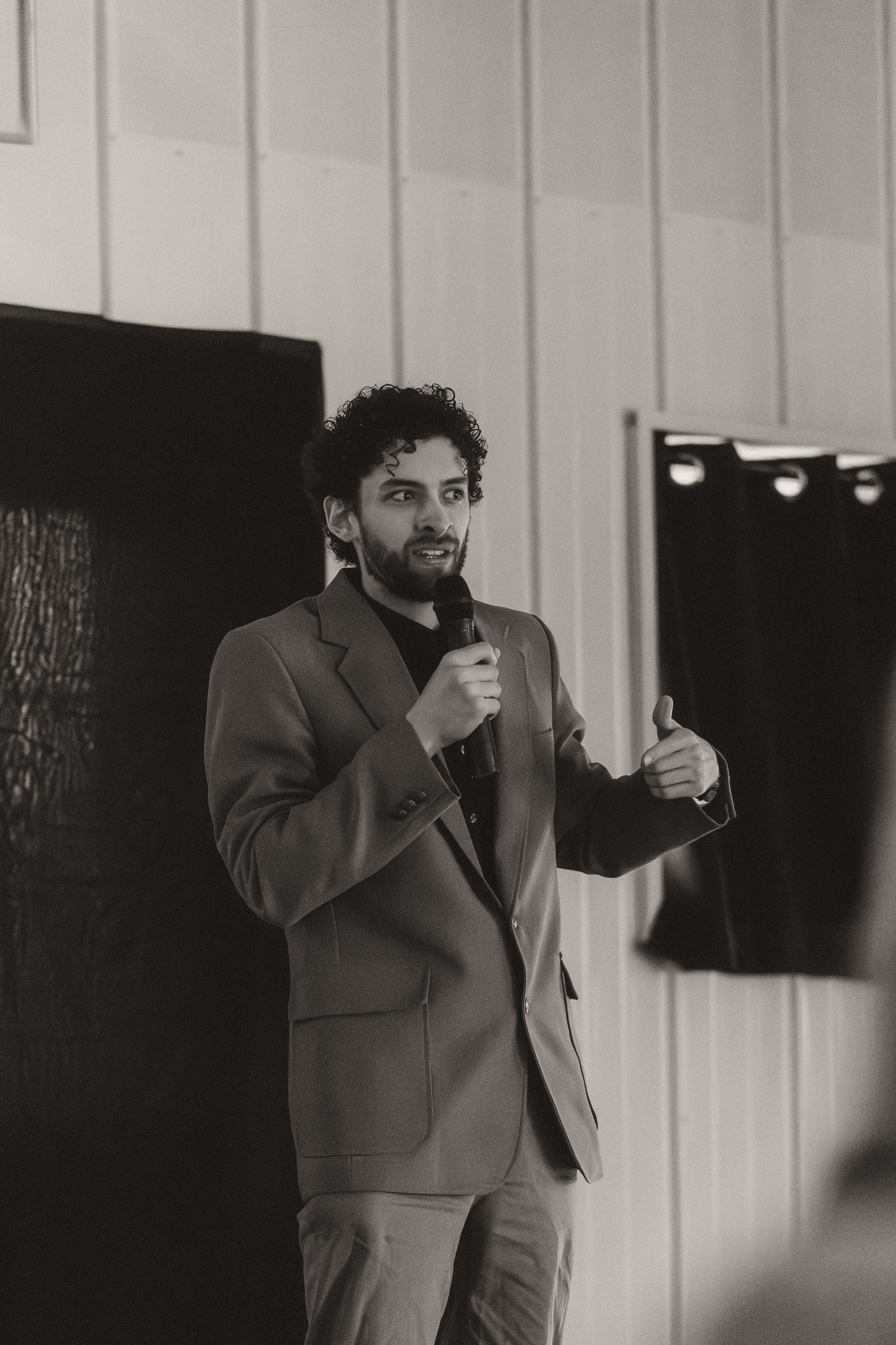 Elijah Bluhm speaking like a sexy man with authority