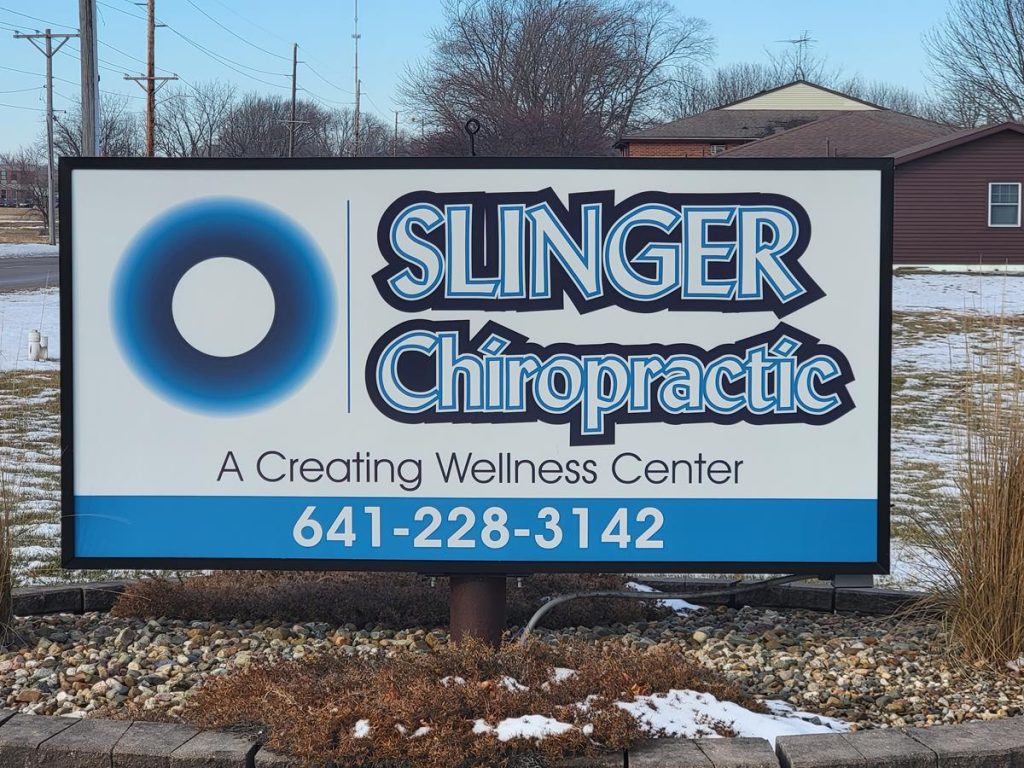 Slinger Chiropractic outside sign