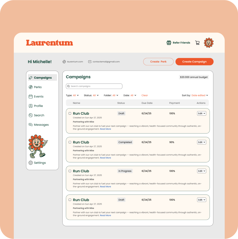 Website & Branding for Laurentum