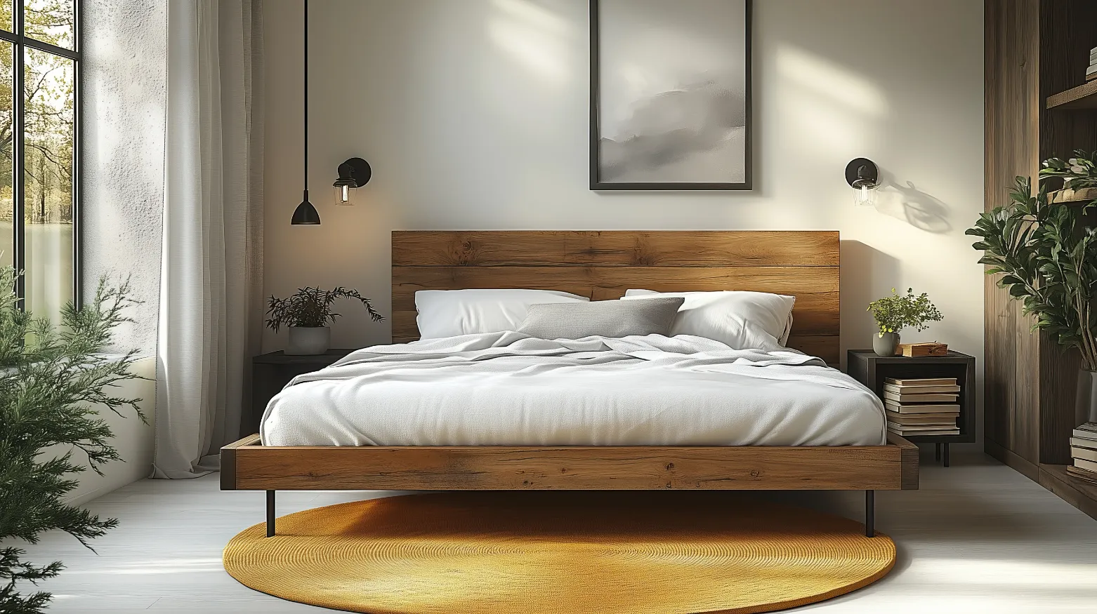 bedroom stock image