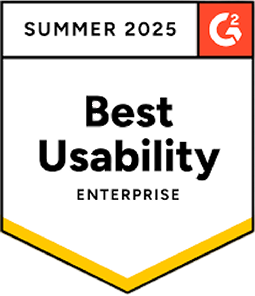 G2 award badge.