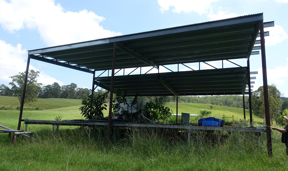 Adaptive re-use farm shed conversion by Quorum Studios, top luxury architects Brisbane. Brisbane architects demonstrating architect designed sustainable rural residential architects' approach to existing structures.