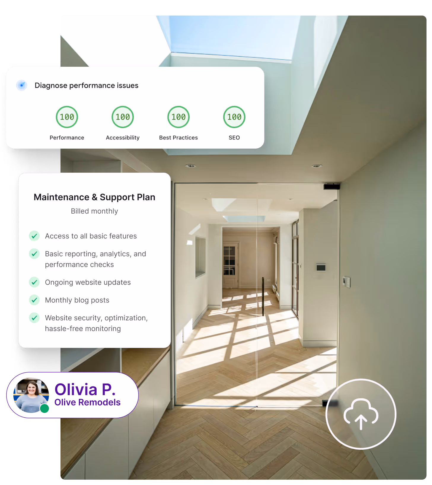 maintenance support for remodeler websites