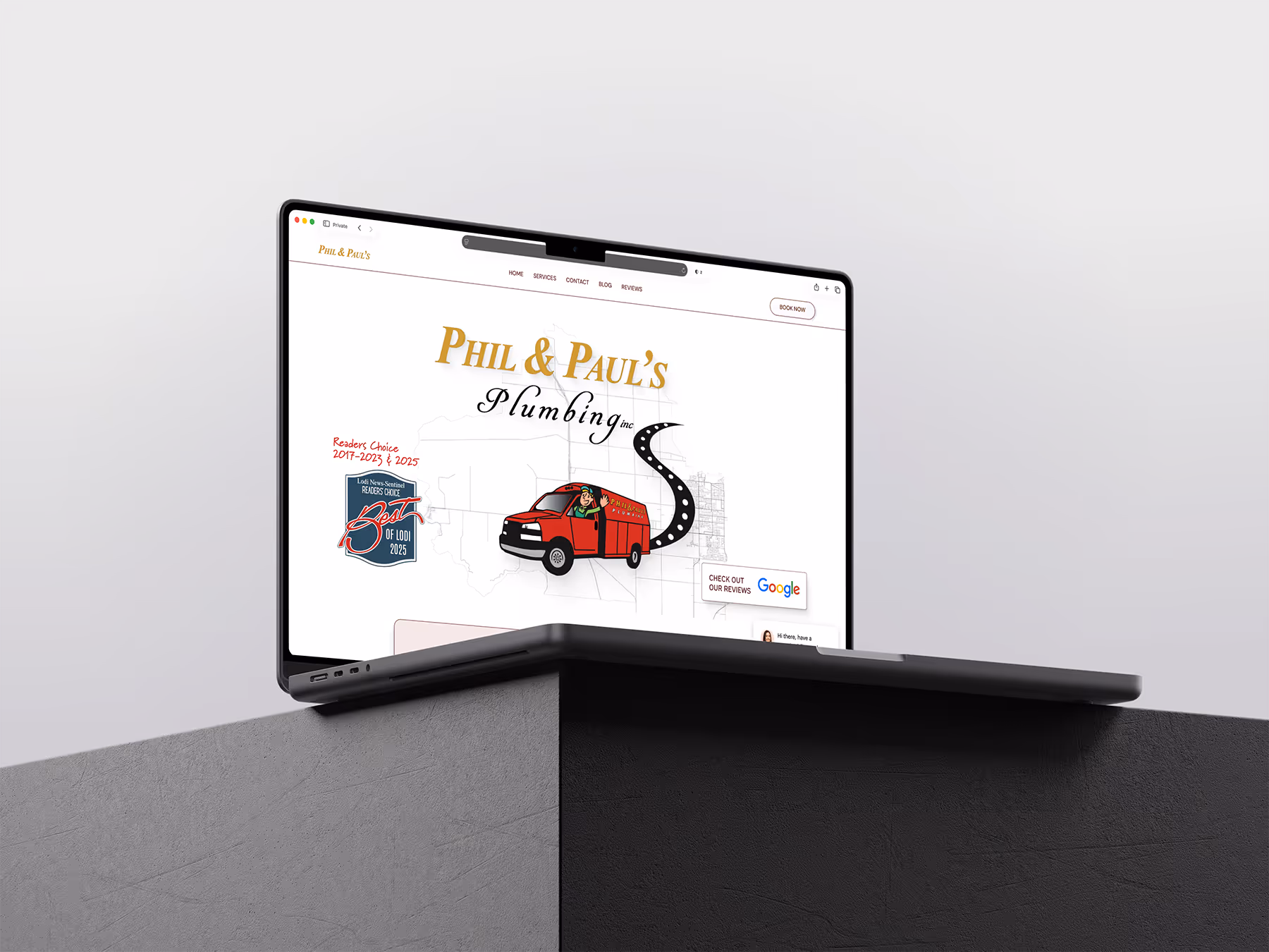 Phil Pauls Plumbing website - jkmg