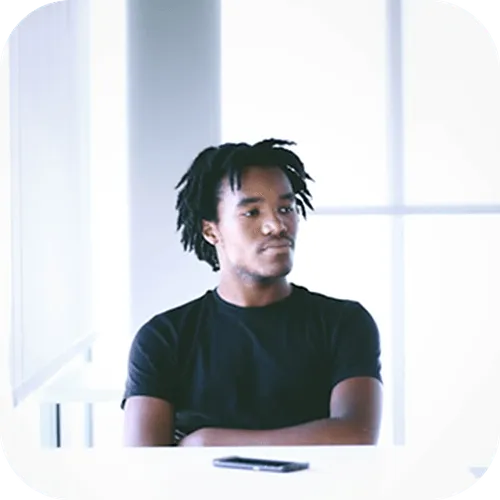 young black man