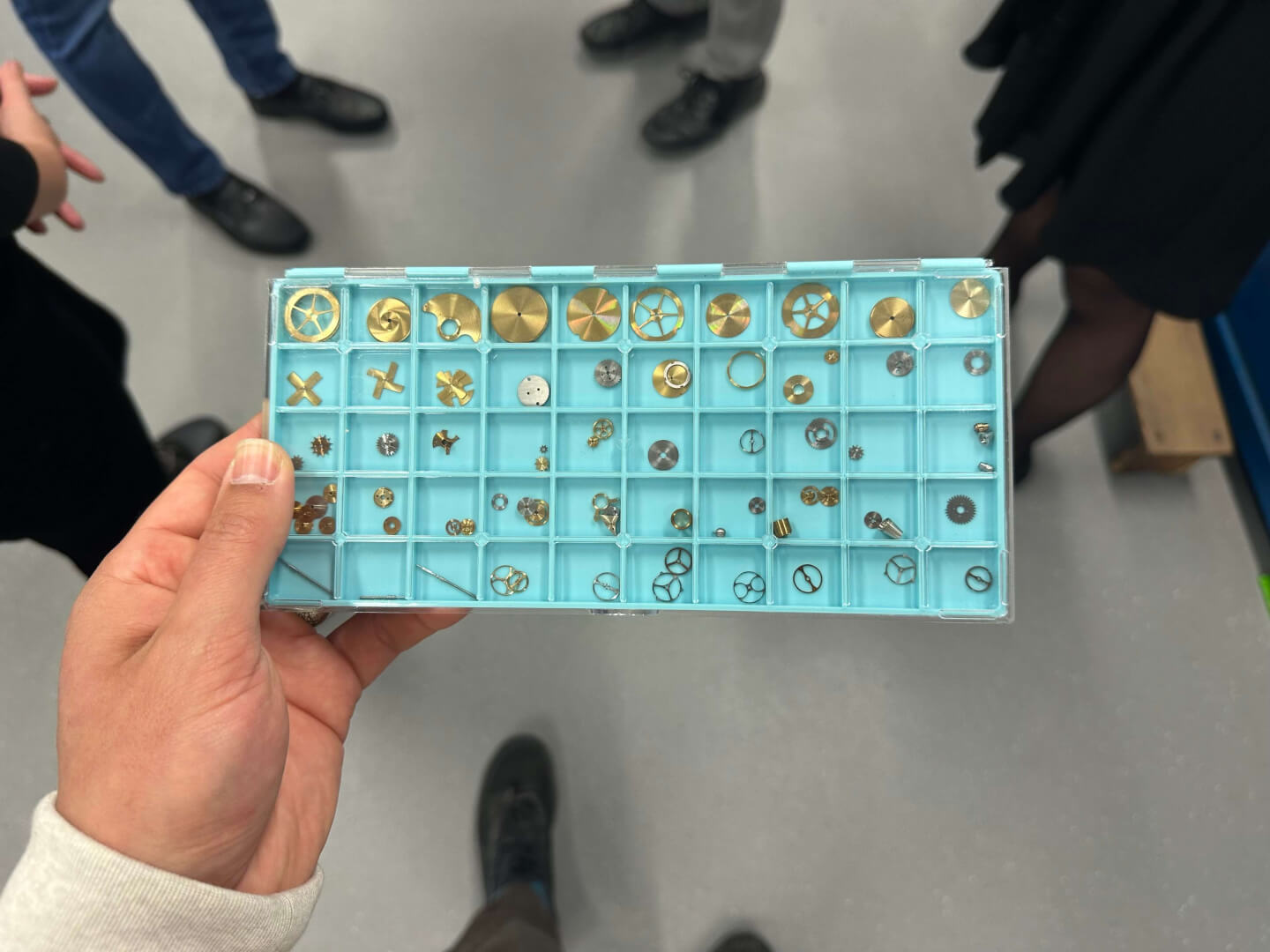 Small parts that Bovet manufactures