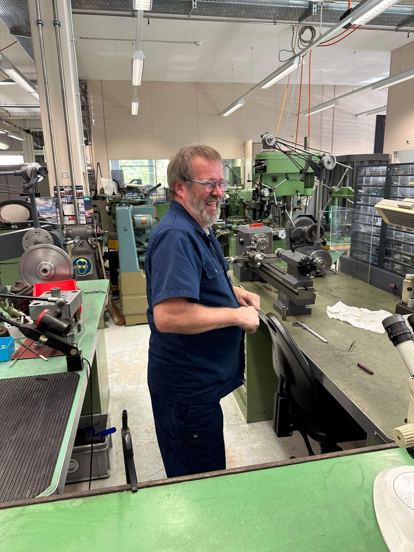 Bovet's stamp maker, Theirry