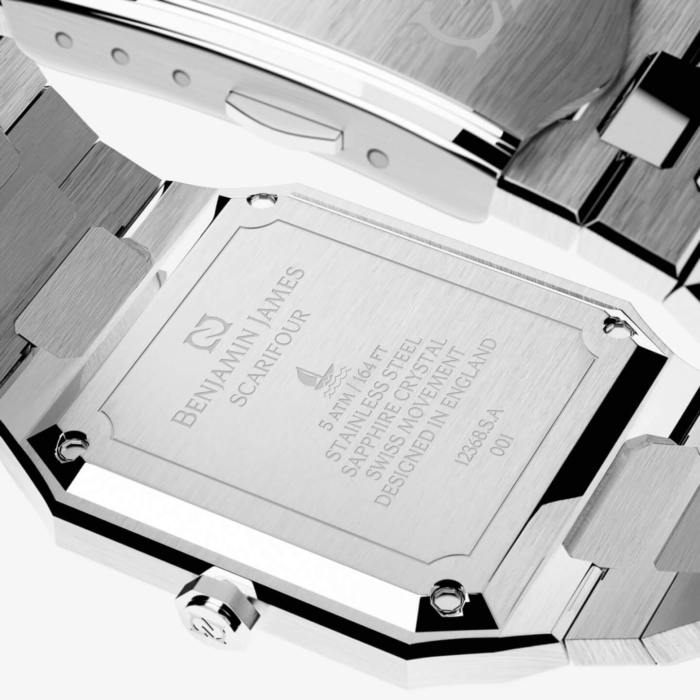 The Benjamin James Scarifour caseback