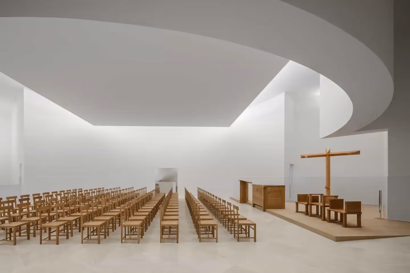 The church of Saint-Jacques-de-la-Lande by Álvaro Siza