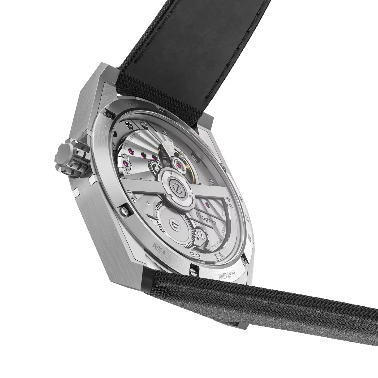 Pragma P1 - Perseverance case back and movement