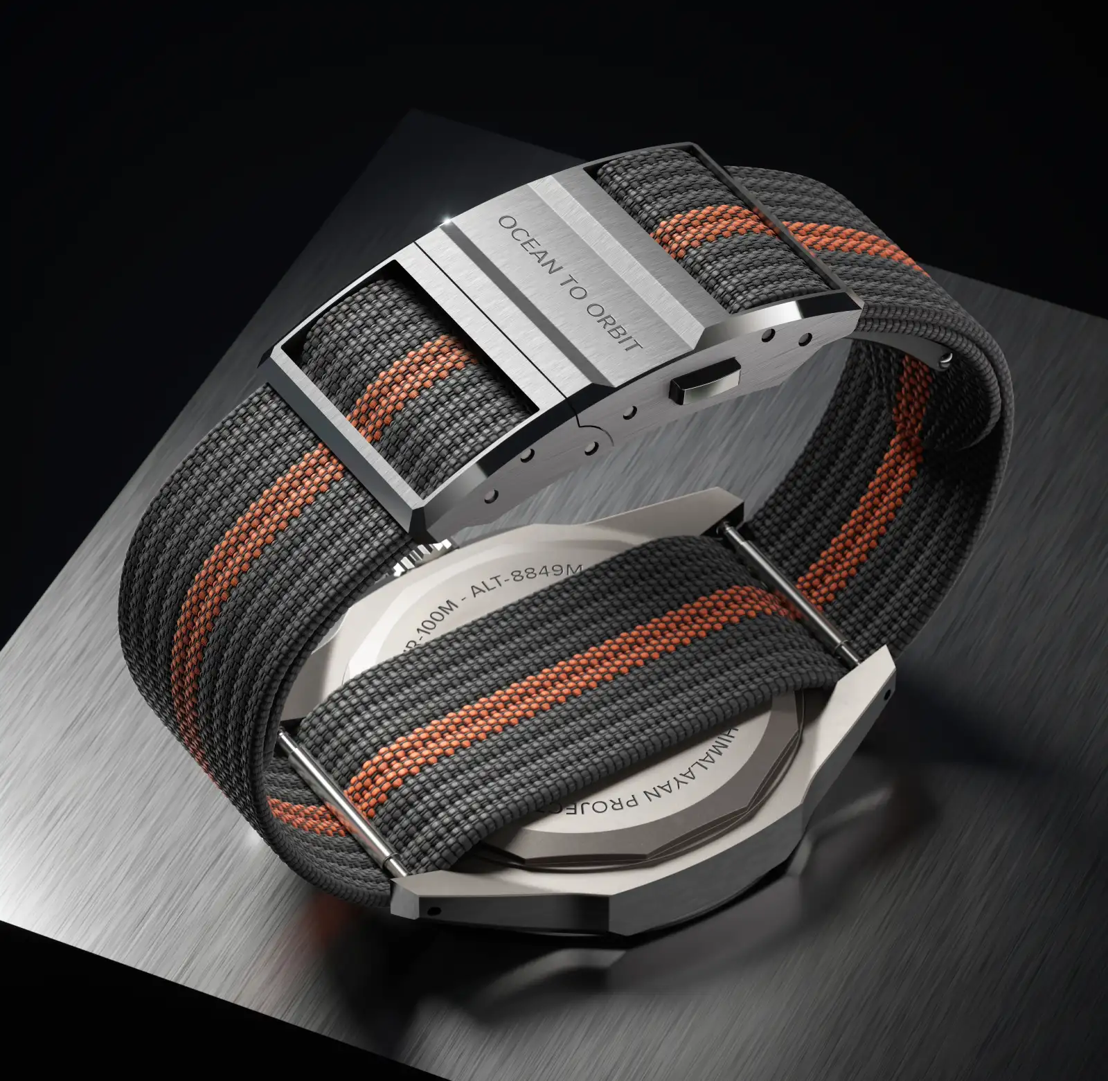 The Ocean To Orbit Himalayan Project Blue Dial Octopod Strap by Watch Gecko