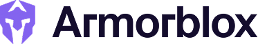 Armorblx company logo featuring the word 'Armorblx' with a stylized purple shield icon.