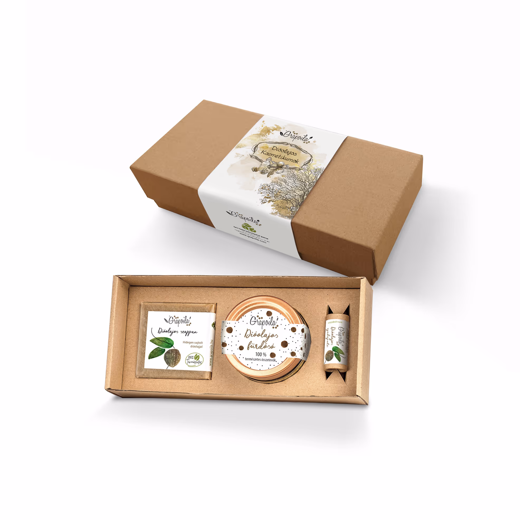Product 2 - Walnut flavored soap, bath salt, lip balm
