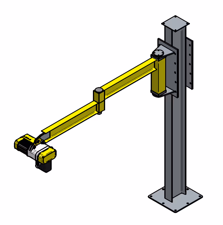articulated jib crane manufacturer india