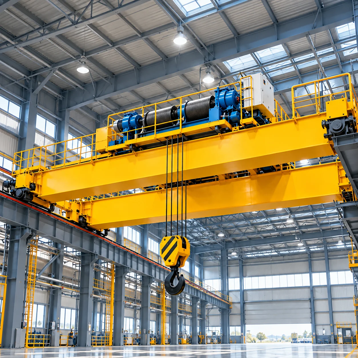 Open Winch Trolly