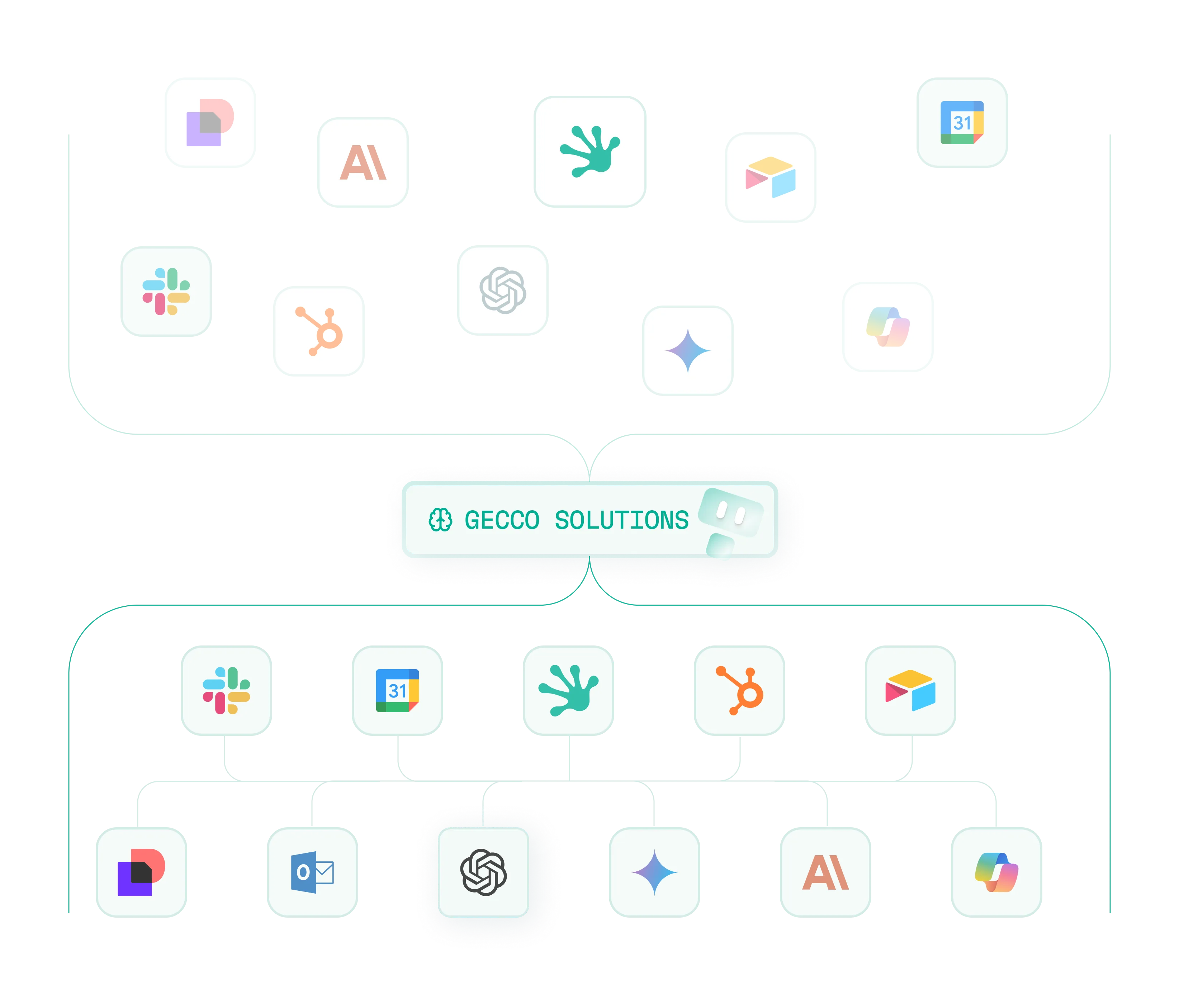 Icon grid or app launcher interface displaying a collection of small application icons arranged in a neat grid pattern, similar to a mobile device home screen