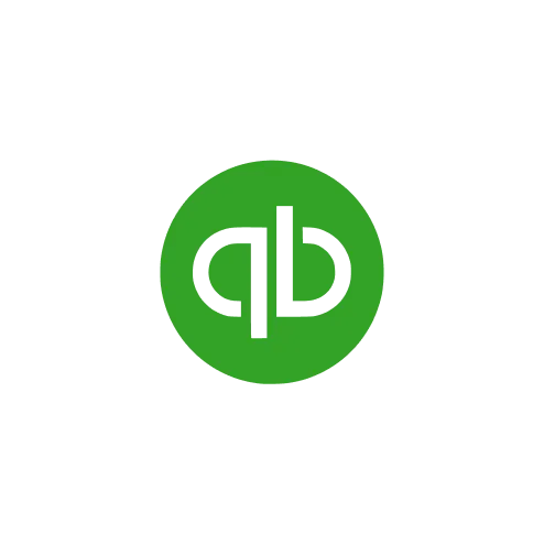QuickBooks logo with green circular 'qb' text