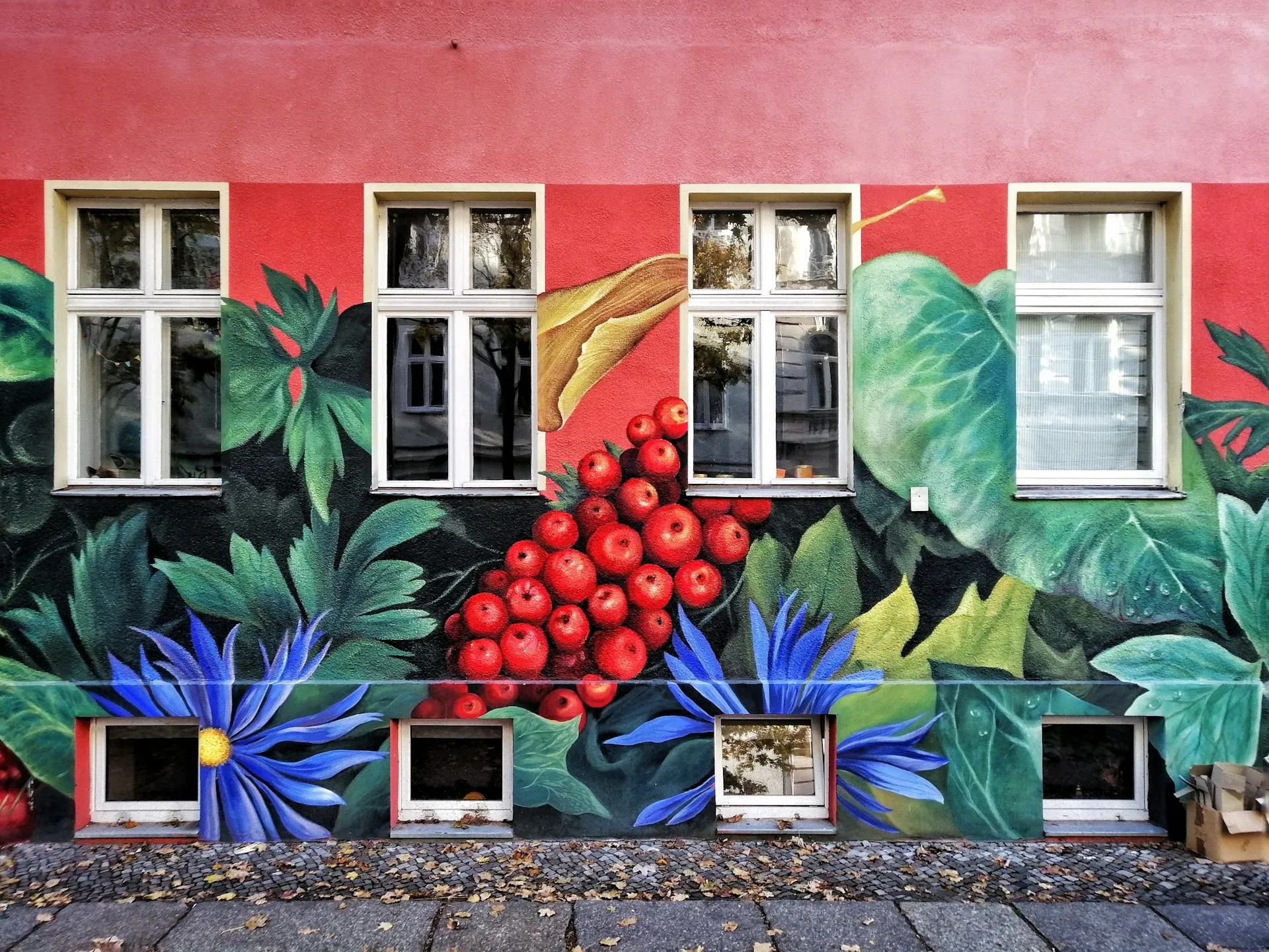 Photographie de la fresque murale