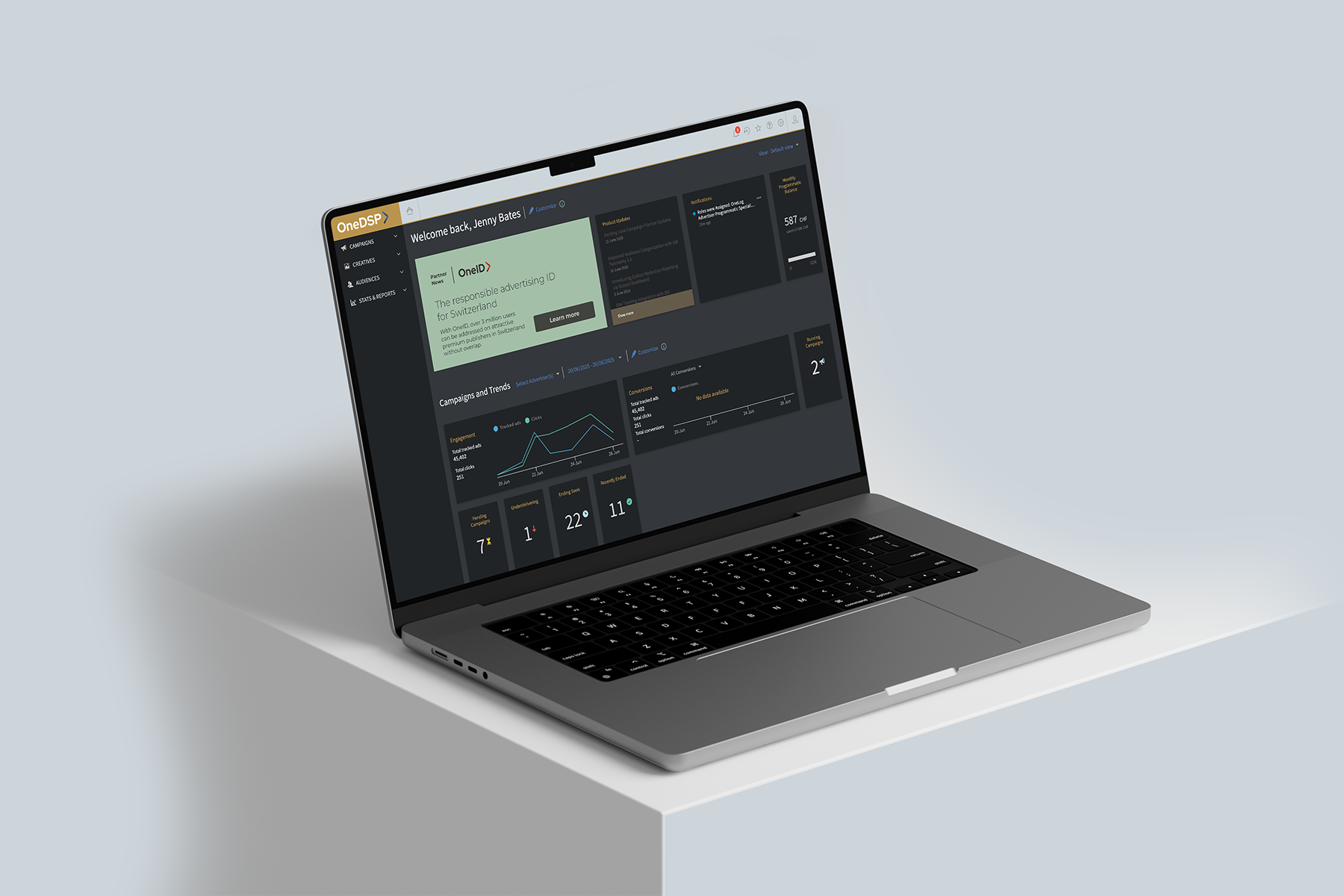 OneDSP Dashboard