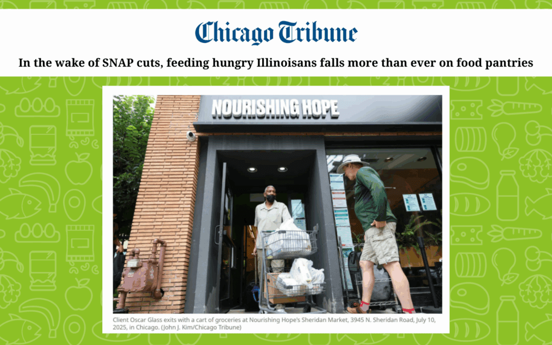 Chicago Tribune: In the wake of SNAP cuts, feeding hungry Illinoisans falls more than ever on food pantries