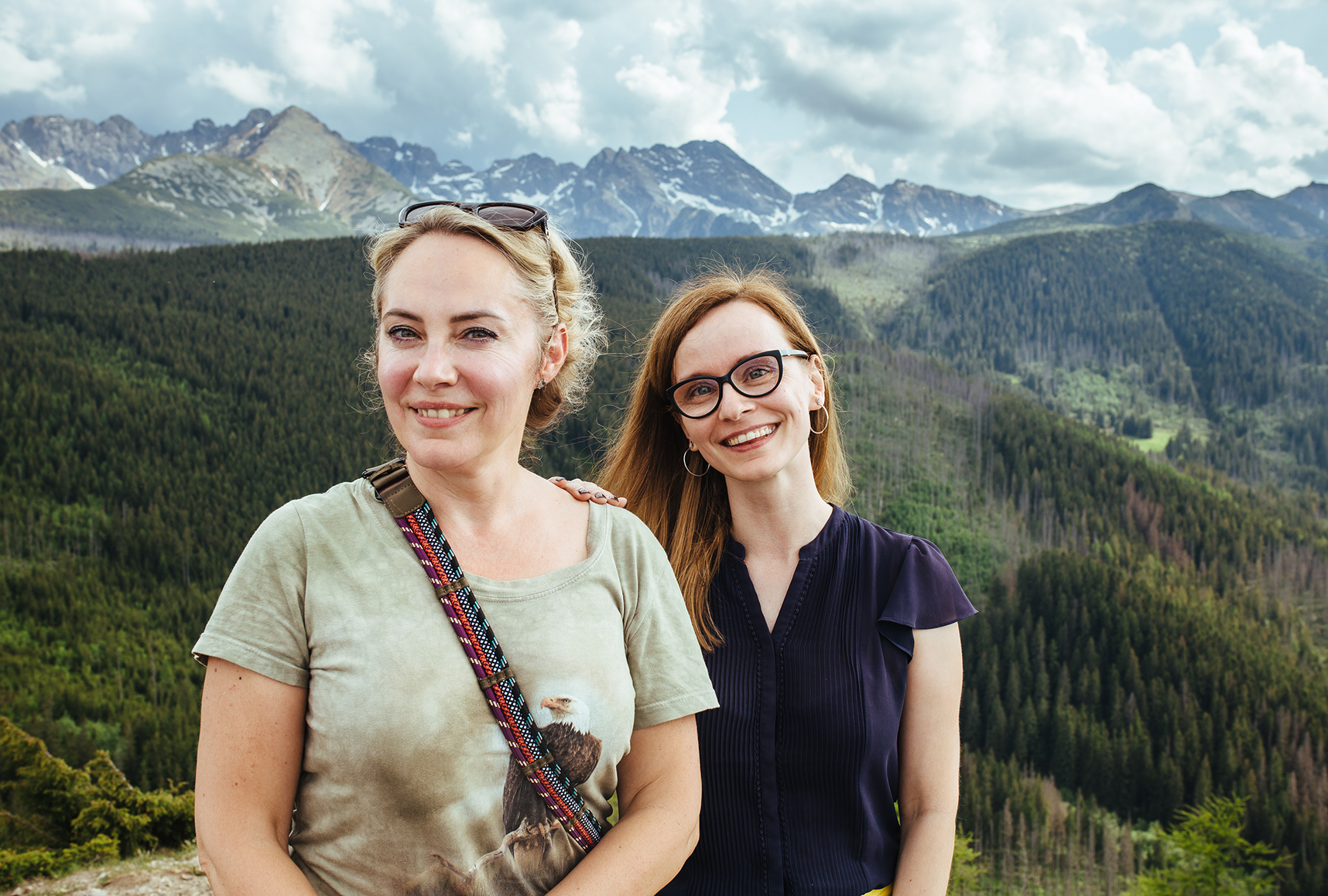 From Poland wth Dev team in mountains