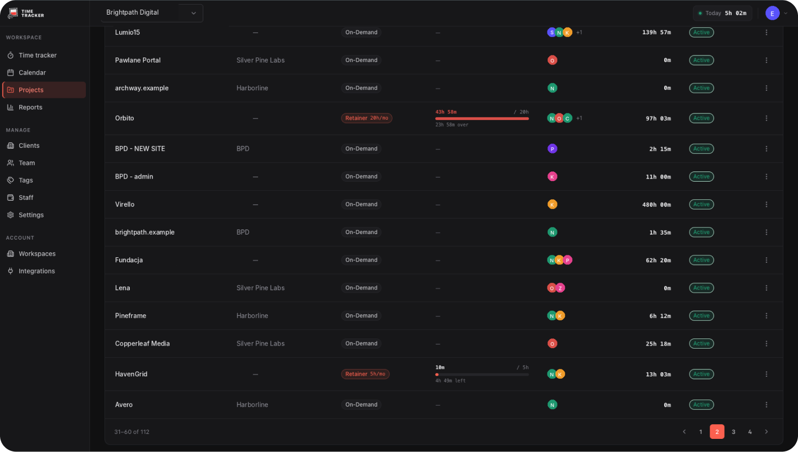 time tracker app