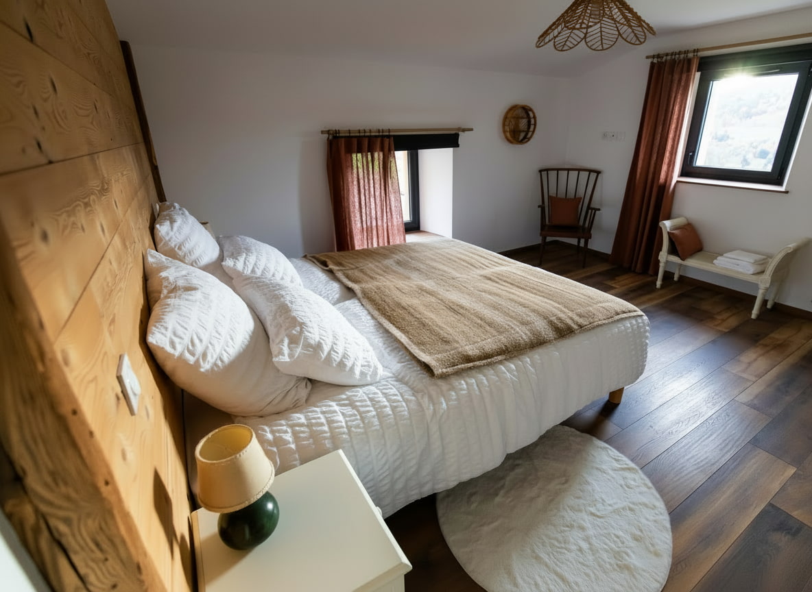 Chambre confortable moderne