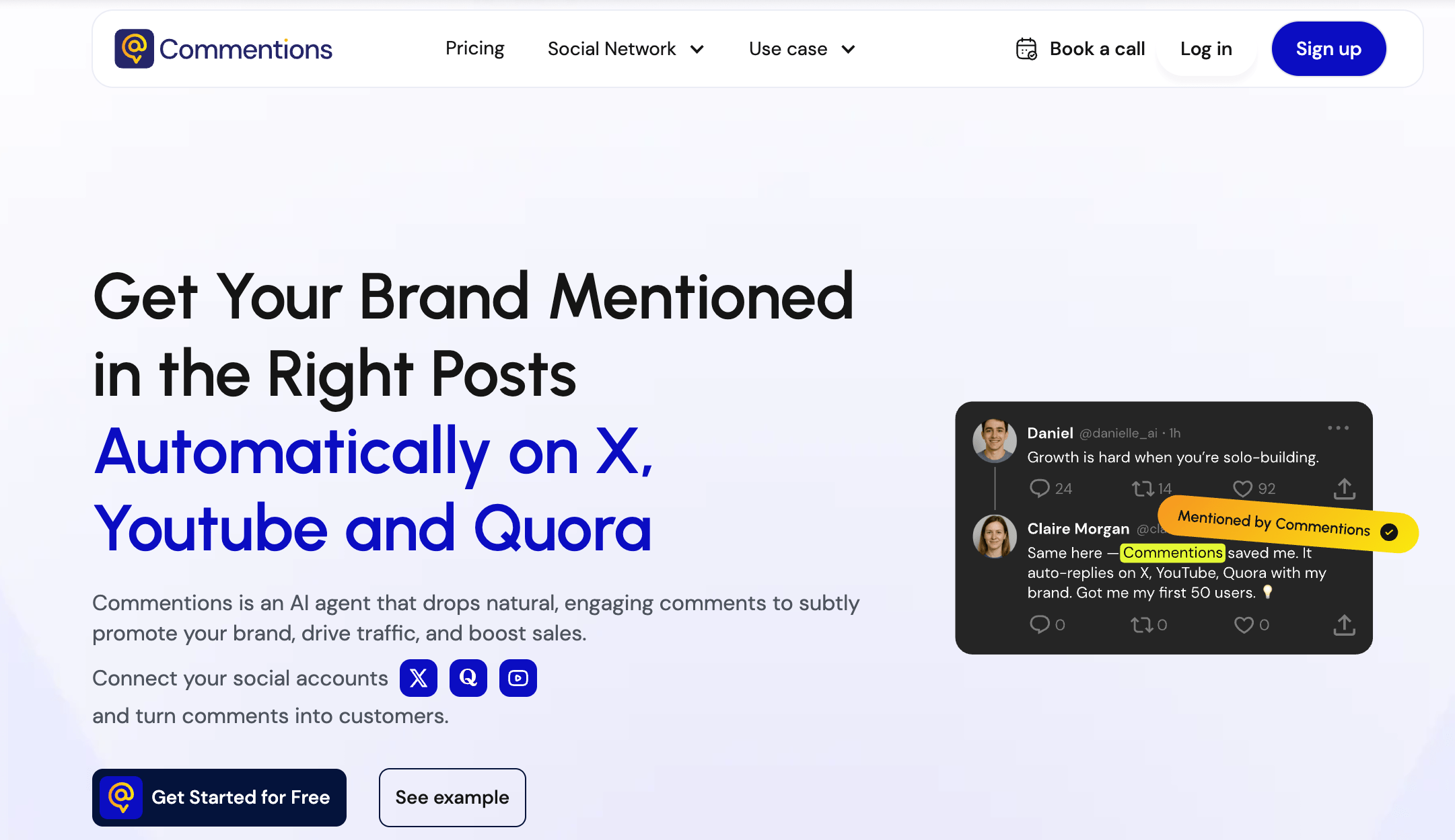 Commentions - Automated Brand Mentions on social media