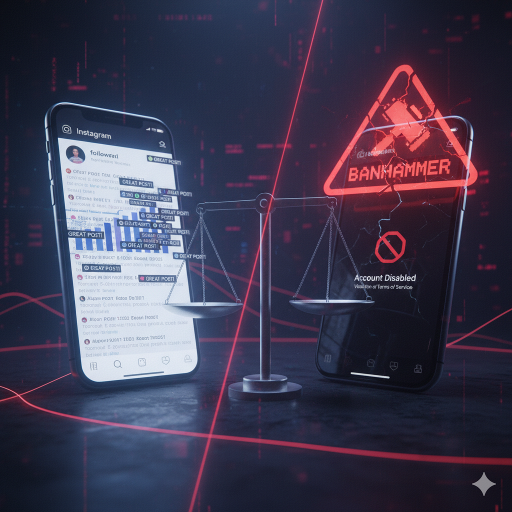 instagram risks for autocommenting