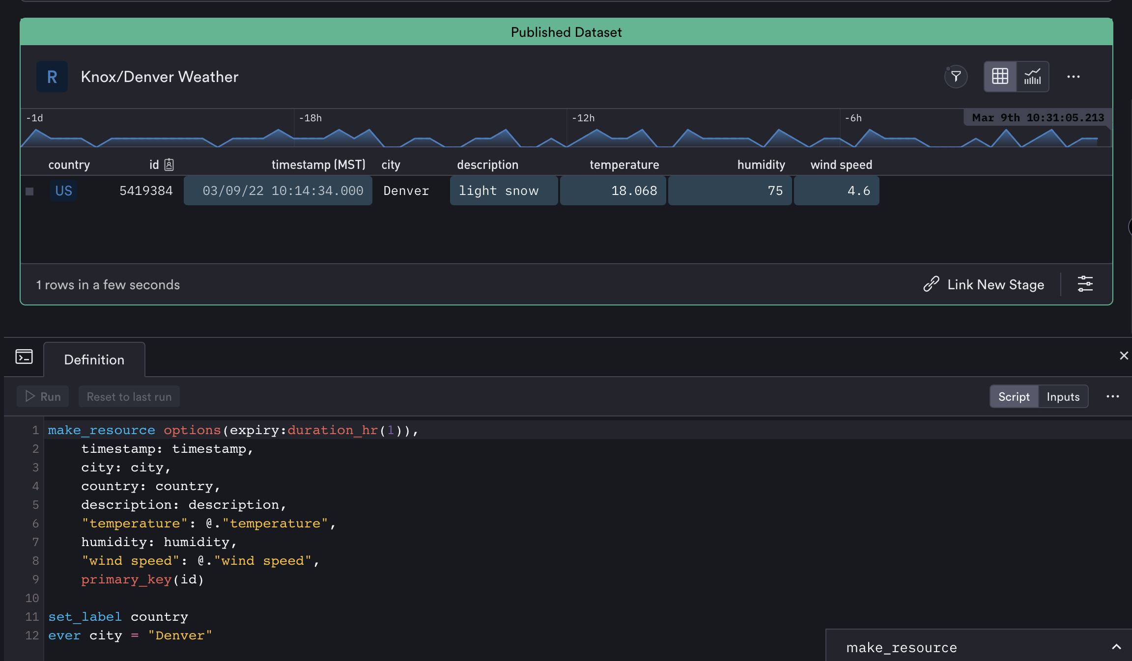 OPAL programming language in the console
