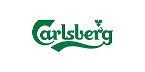 The logo for Carlsberg beer.