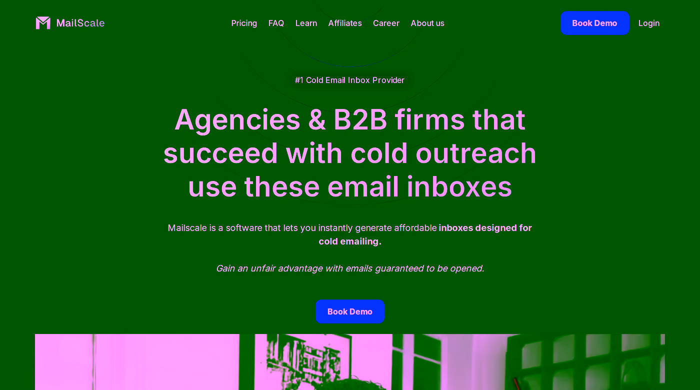 Mailscale homepage hero
