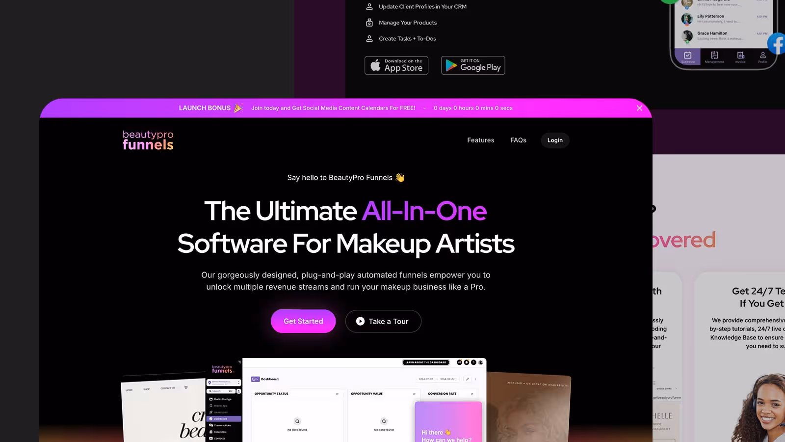 Beauty Business Tool Website - Web Design Sheffield