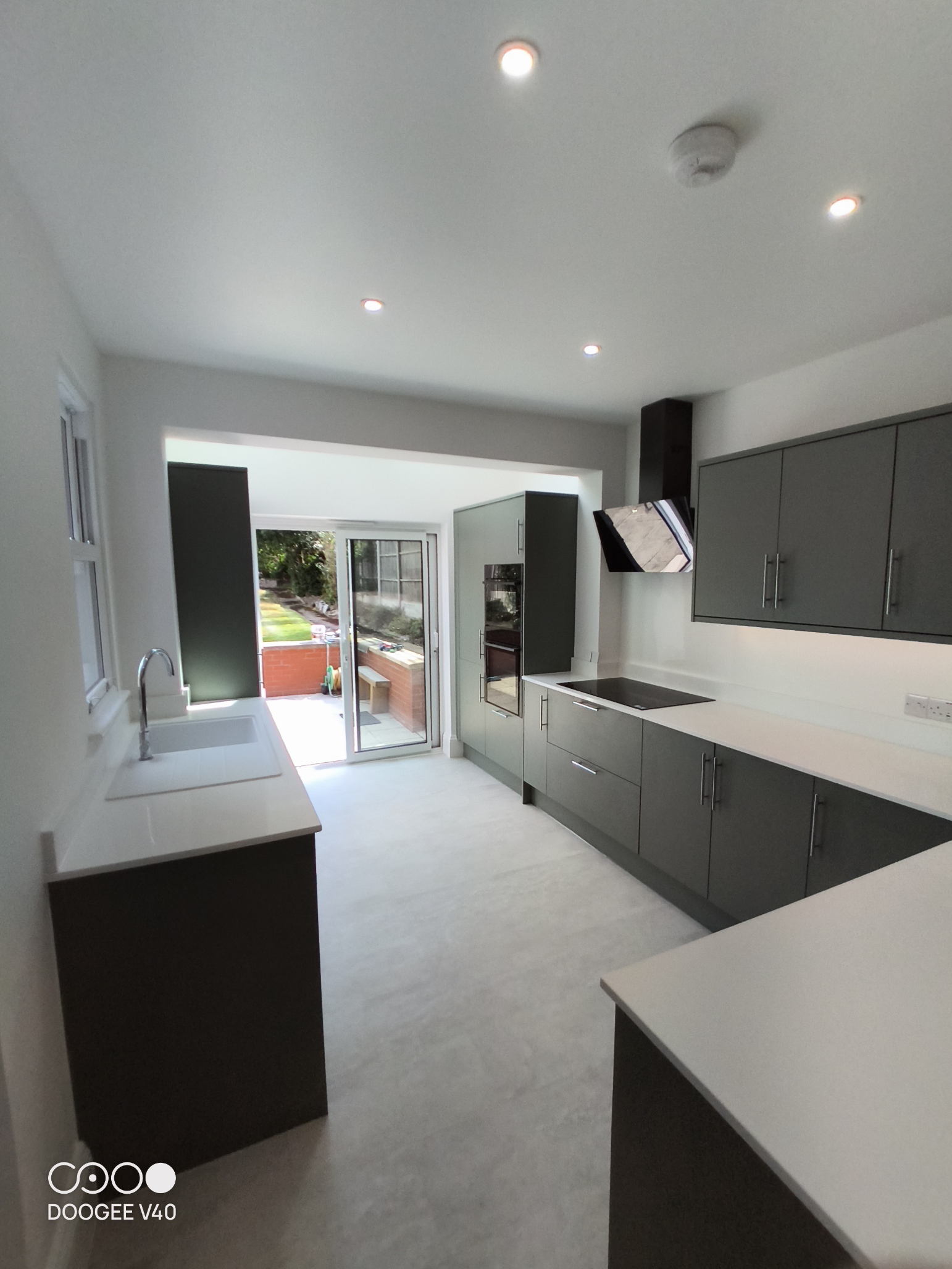 Finished kitchen renovation and refurbishment in East Barnet by Wittick Building