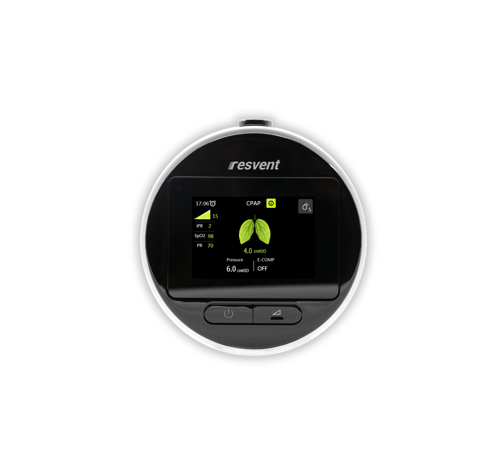 CPAP/APAP portátil de viaje Resvent iBreeze+