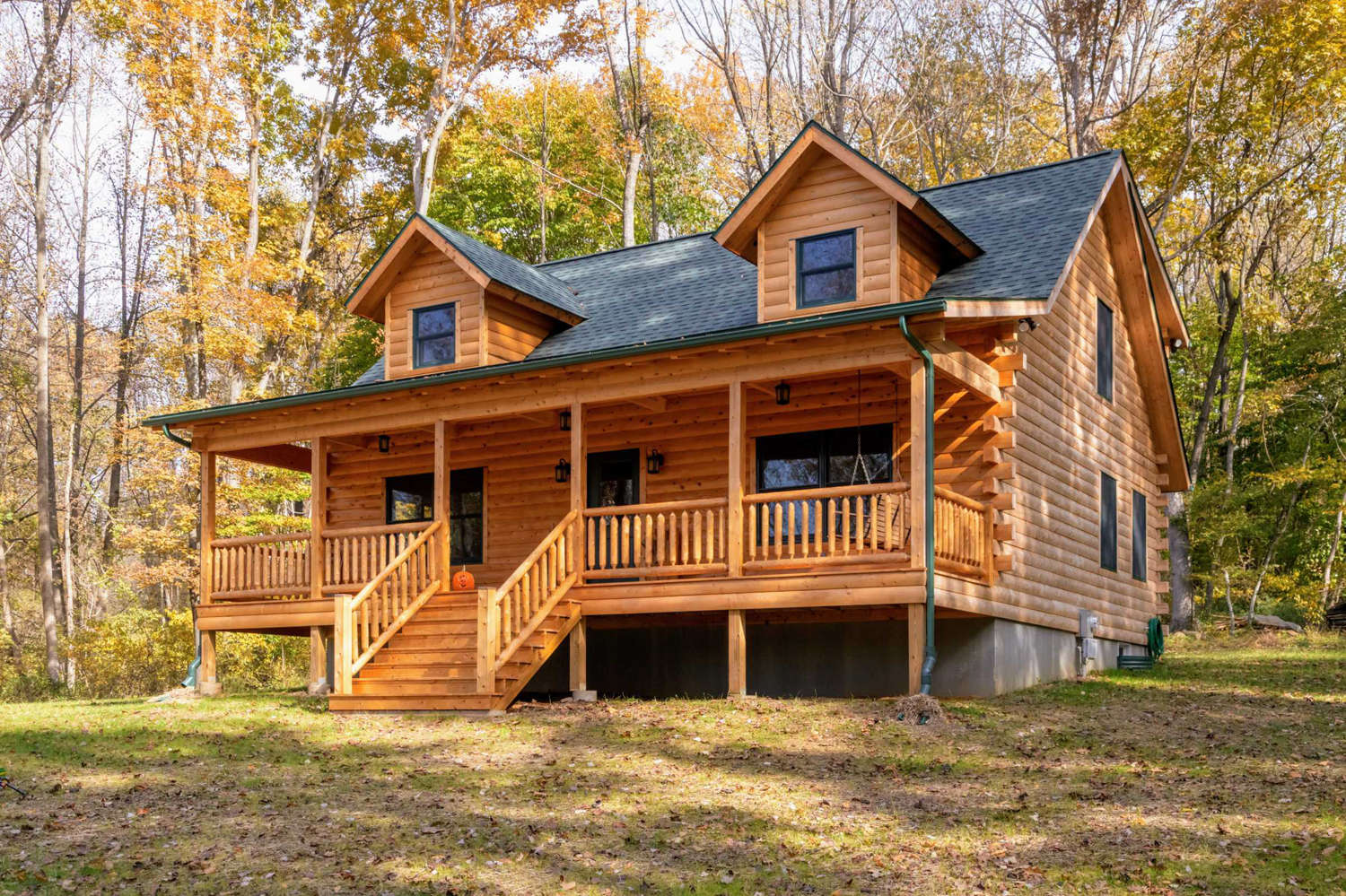 Katahdin cedar log cabin.