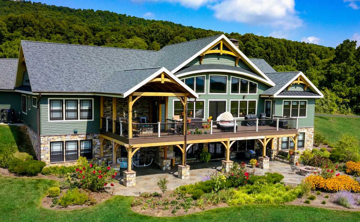 luxury timber frame house