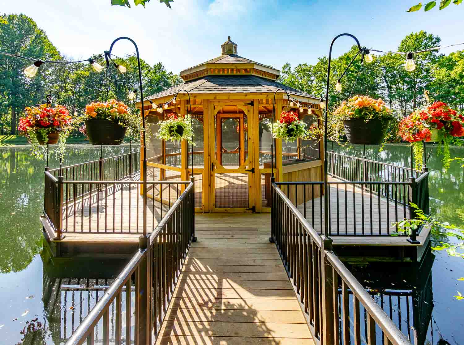 Stunning Deck and Gazebo Combination