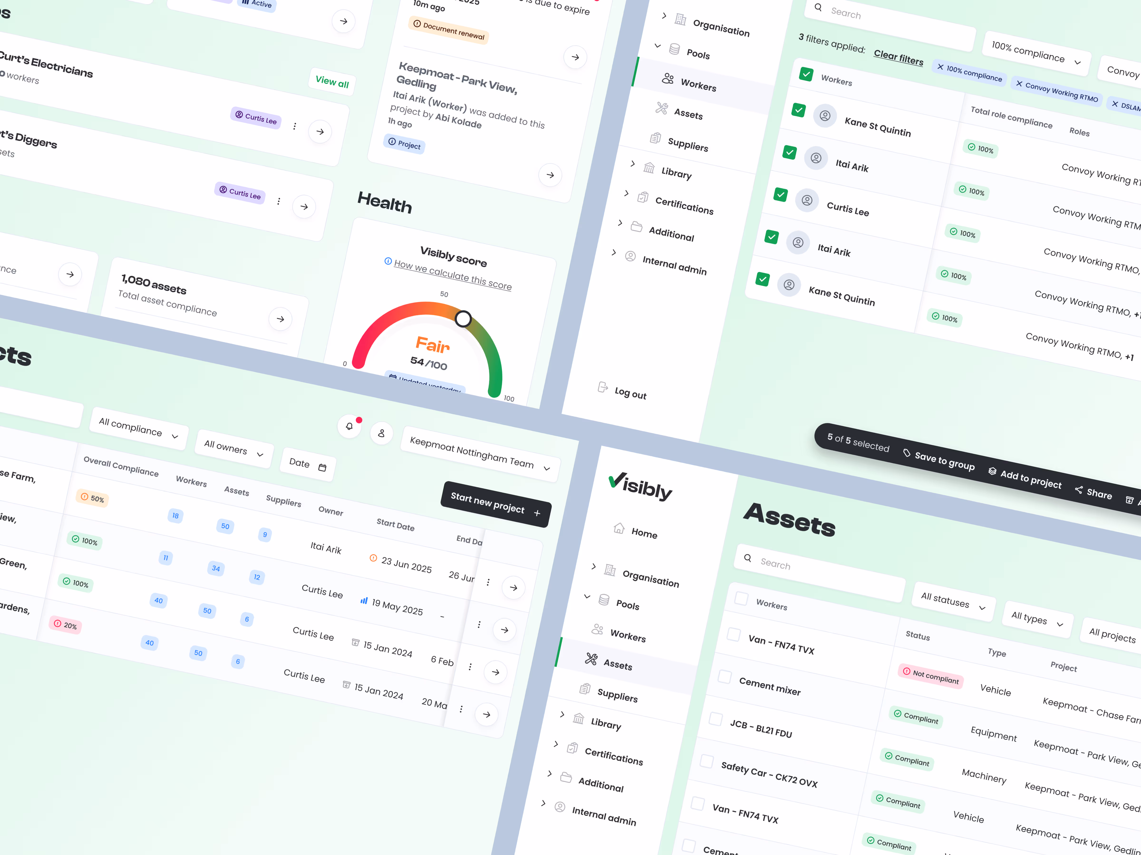 Some more cool shots of the Visibly app.