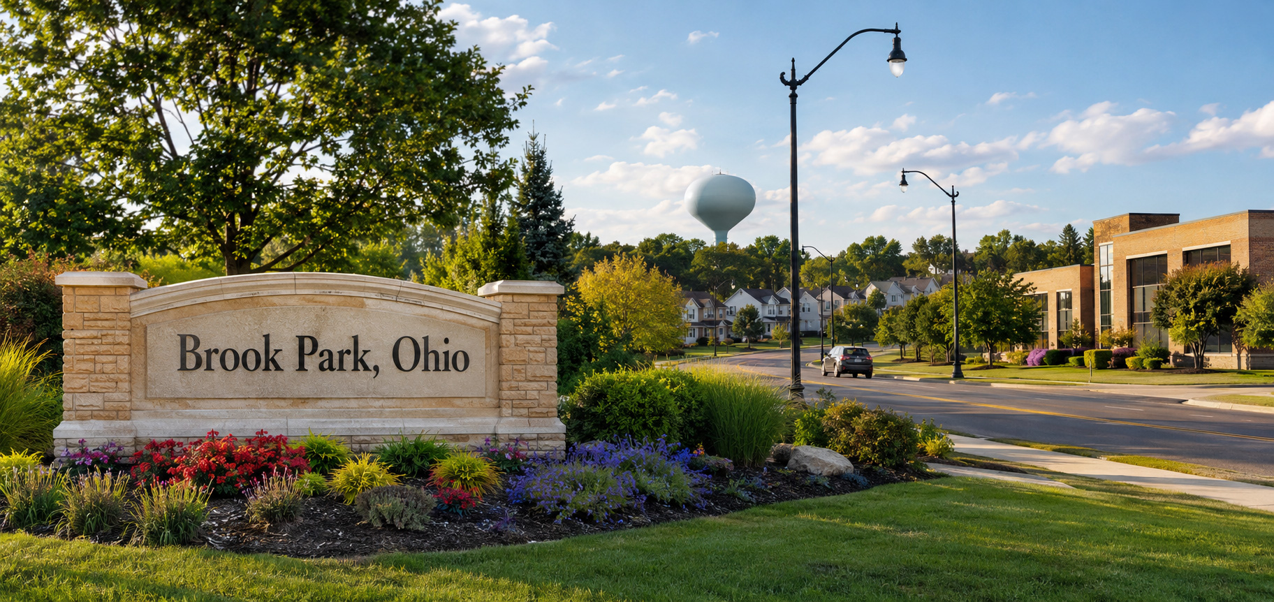 Brook Park, Ohio welcome sign