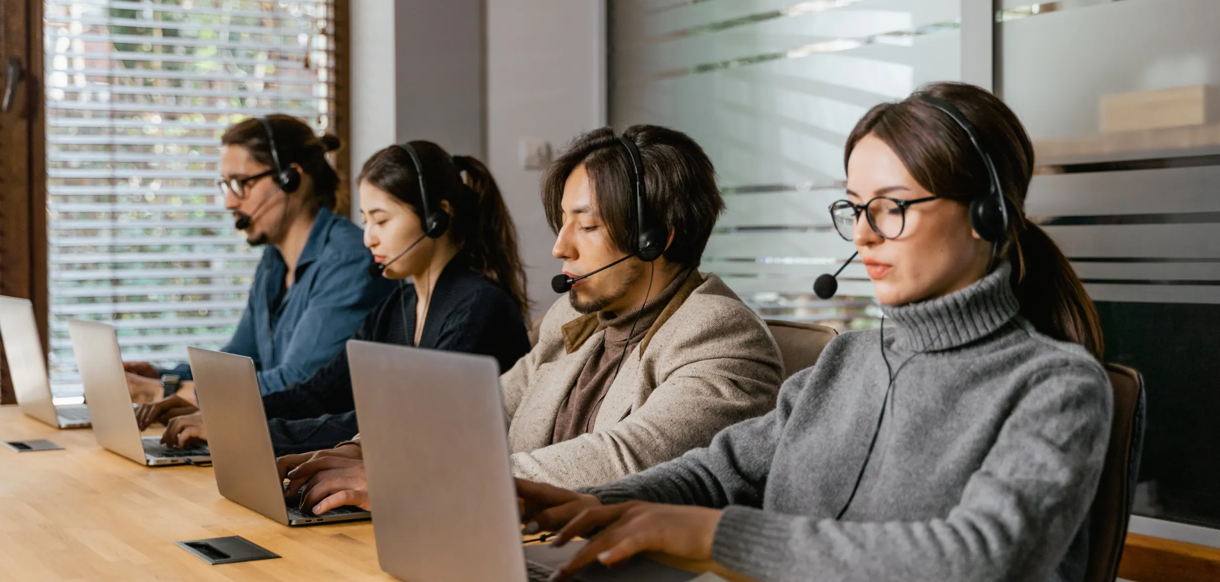 ladies working in a office