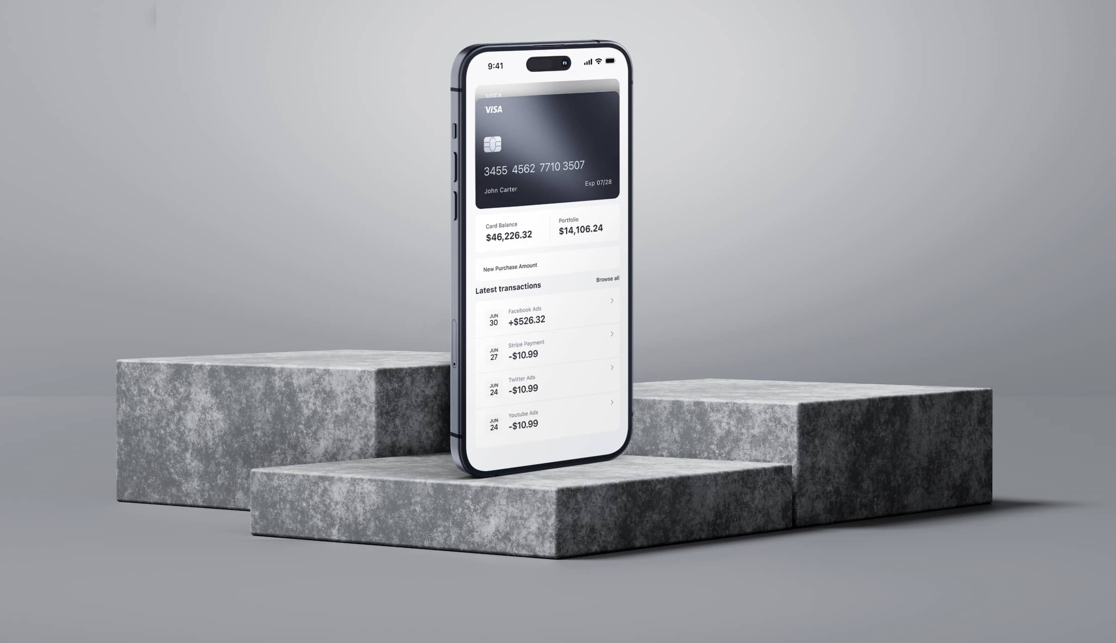 More Than Just A Credit Card Image - Bnkify X Webflow Template