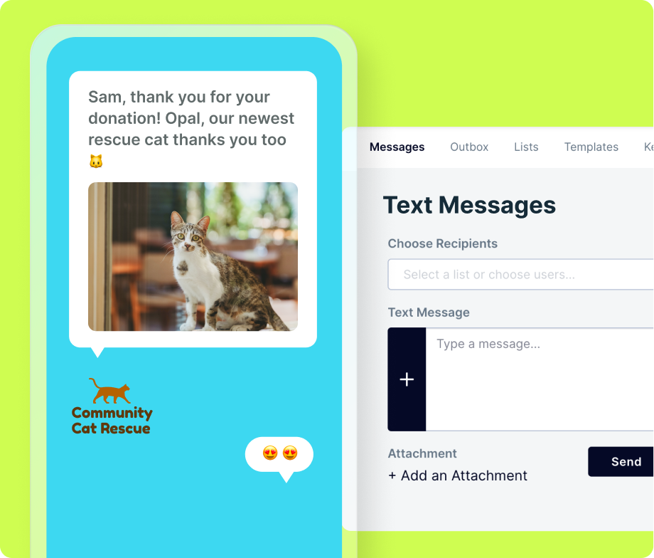 Two-way texting