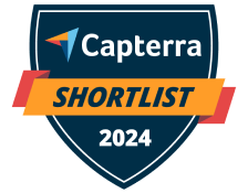 Capterra Shortlist 2024 badge