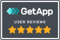 GetApp User Reviews 5 stars badge