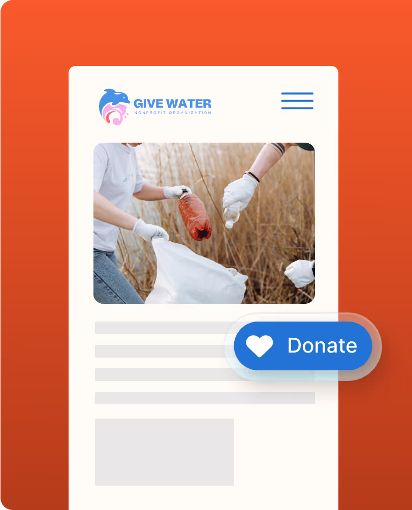 Donation button
